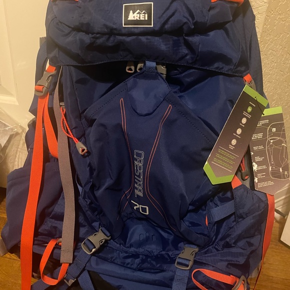Hiking Camping Backpack-NEW REI Crestrail 70 Multiday Backpack - Picture 2 of 6